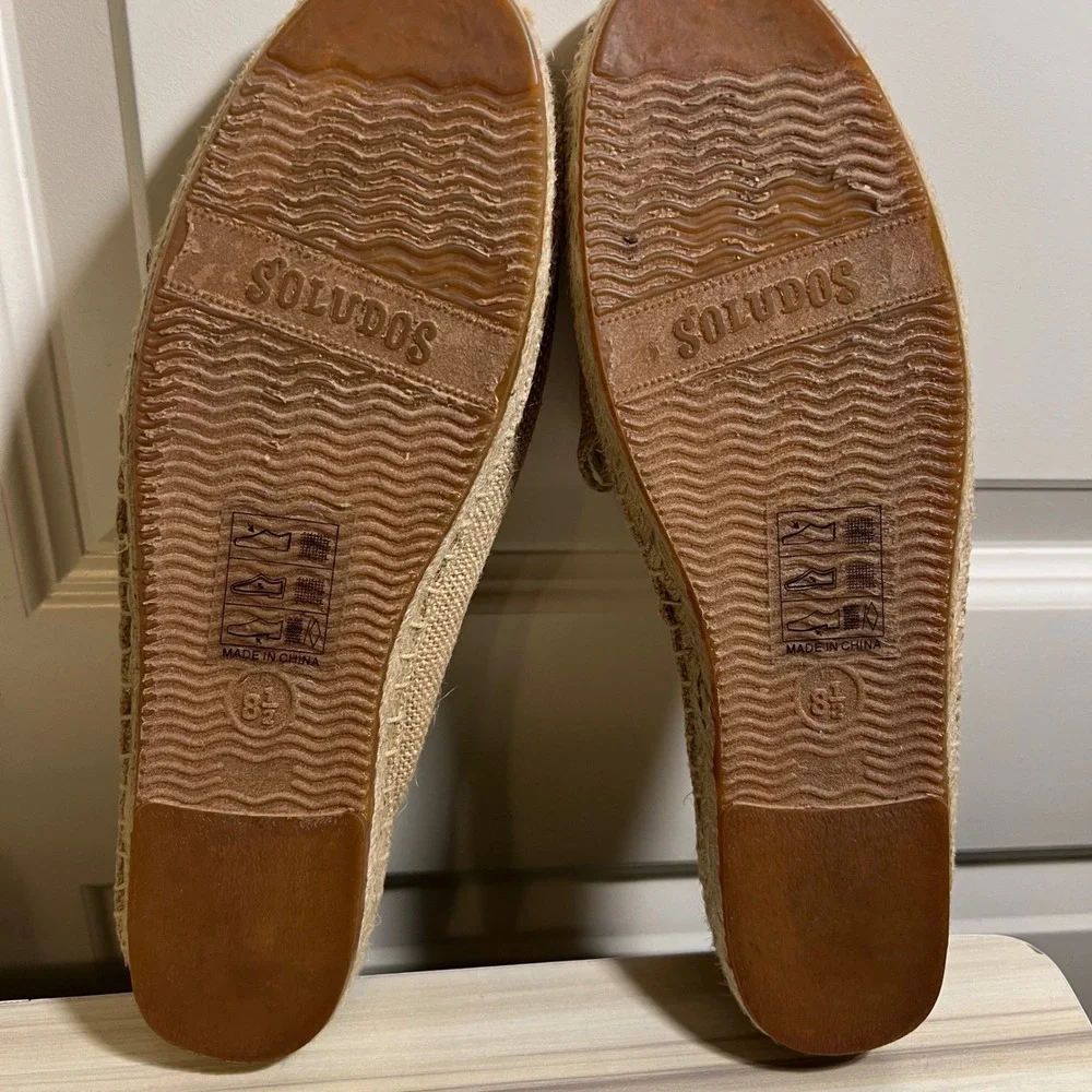 SOLUDOS Giraffe Espadrille Flat, Women's Size‎ 8.5